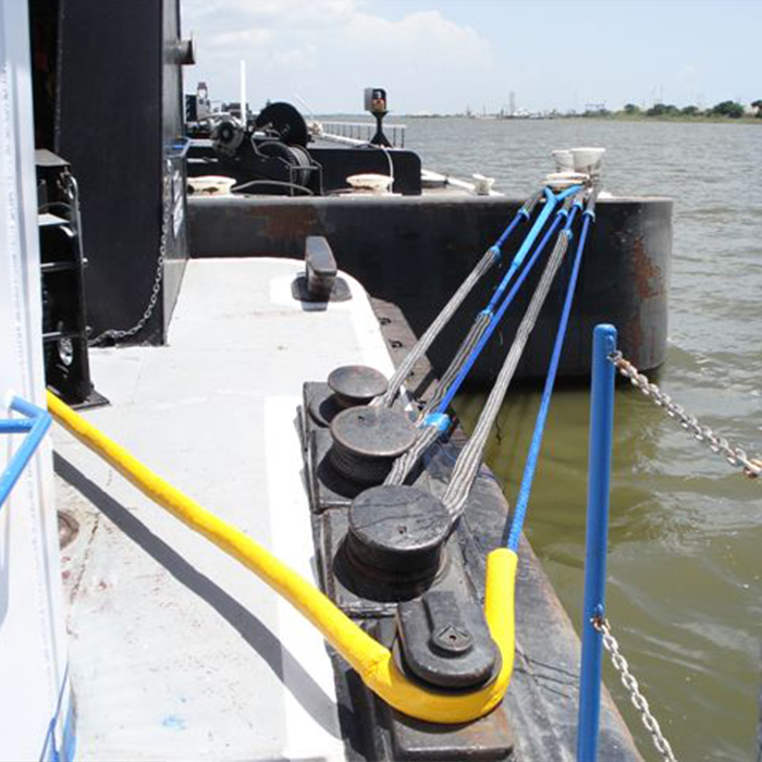 Floating Rope Mooring 3 strand Navy Narrow boat barge 
