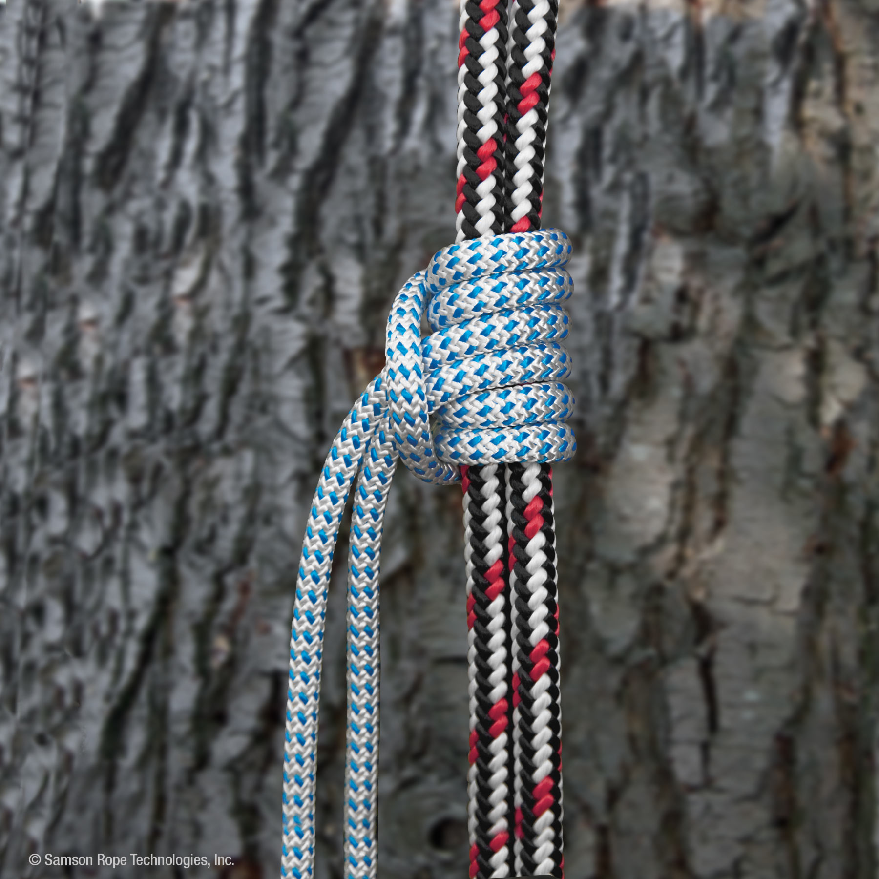 how to make a climbing rope with knots