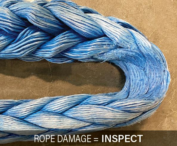 Rope Damage = Inspect